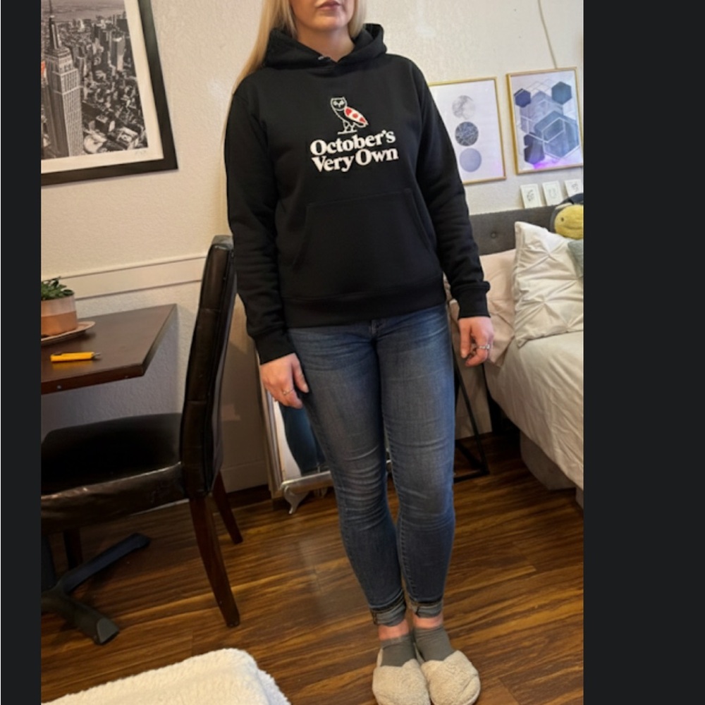 OVO Black Sweatshirt with Logo